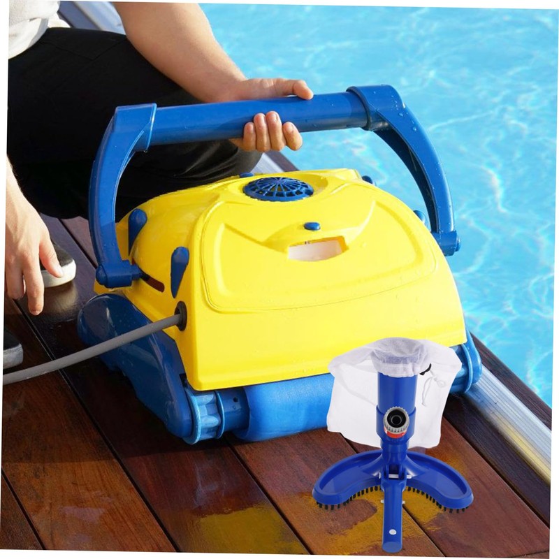 WHAMVOX Pool Vacuum Head with Side Brush Durable Cleaning Tool
