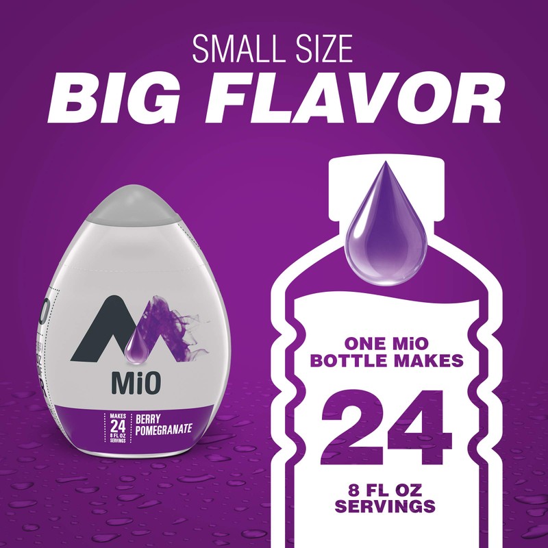 MiO Berry Pomegranate Liquid Water Enhancer Drink Mix (1.62 fl