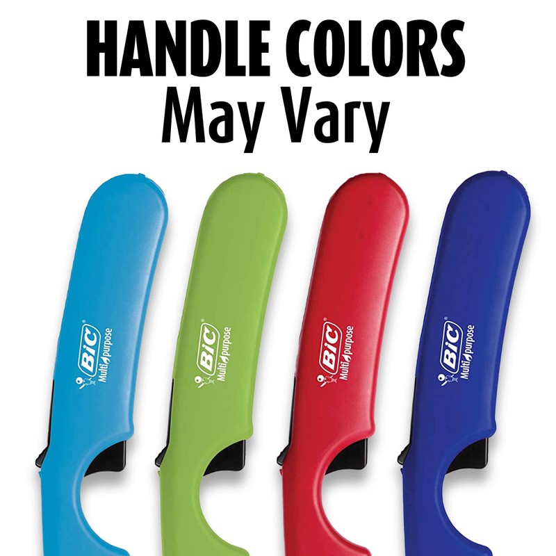 BIC Multi-Purpose Classic Edition Lighter & Flex Wand Lighter, 2-Pack