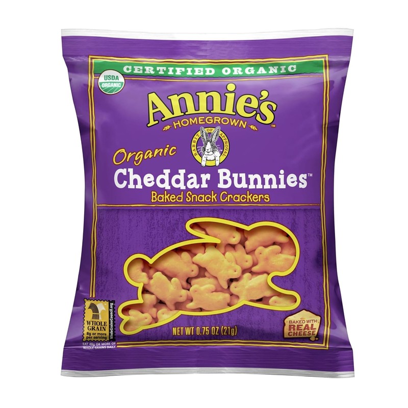 Annie Organic Cheddar Bunny Crackers - Pack of 20 -