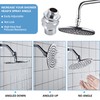 Enoughmen Adjustable Shower Head Connector – 360° Swivel Shower Arm