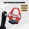 PXQUAL Road Bike Clipless Pedals Compatible with SPD SL System