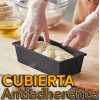 J.H. Company Molde Para Pan Caja Antiadherente Reposteria Cocina Acero