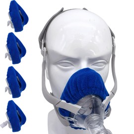 4 Packs F20 CPAP Mask Liners Compatible with Medium Size F20 Full Face Mask, Soft and Breathable Reduce Pressure Performance That Keeps Them Comfortable (Blue)(Size:Medium)