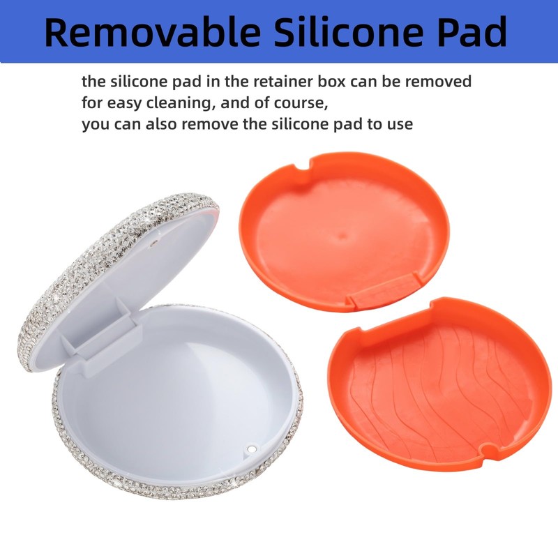 Retainer Case Cute Mouse Guard Case Slim Aligner Case Compatible