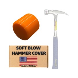 Soft Blow Hammer Cover Compatible with 16oz Estwing – Durable Non-Marring Dead Blow Mallet Cover Tool for Carpentry, Finish Work, and Woodworking (1 5/16" Face, 1" Side Wall)