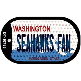 Smart Blonde Seahawks Fan Washington Novelty Metal Dog Tag Necklace DT-10783
