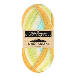 Scheepjes Arcadia Striped Yarn 100g 915 Tropical