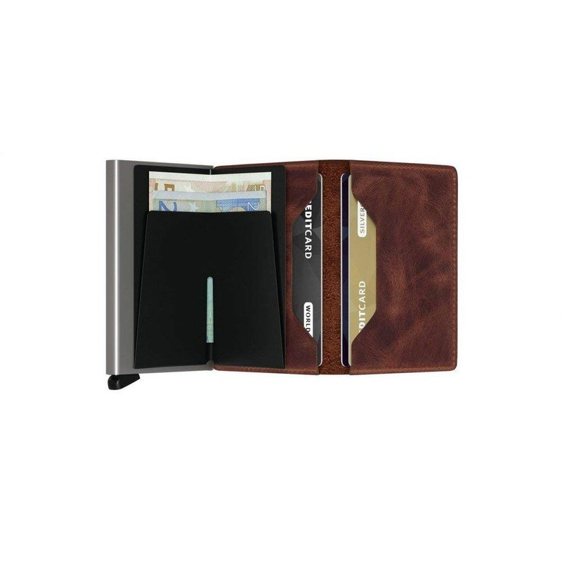 Secrid – Vintage Slim Wallet 10.2 cm, Brown (Brown) -
