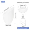 PATIKIL 1.65" Hole 5.35" High Plastic Lampshade, 5 Pcs Horseshoe