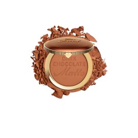 Too Faced Dark Chocolate Soleil Longwear Matte Bronzer - 0.28 oz / 8 g Brown NIB