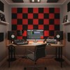 52 Pack Black red 1" x 12" x 12" Acoustic