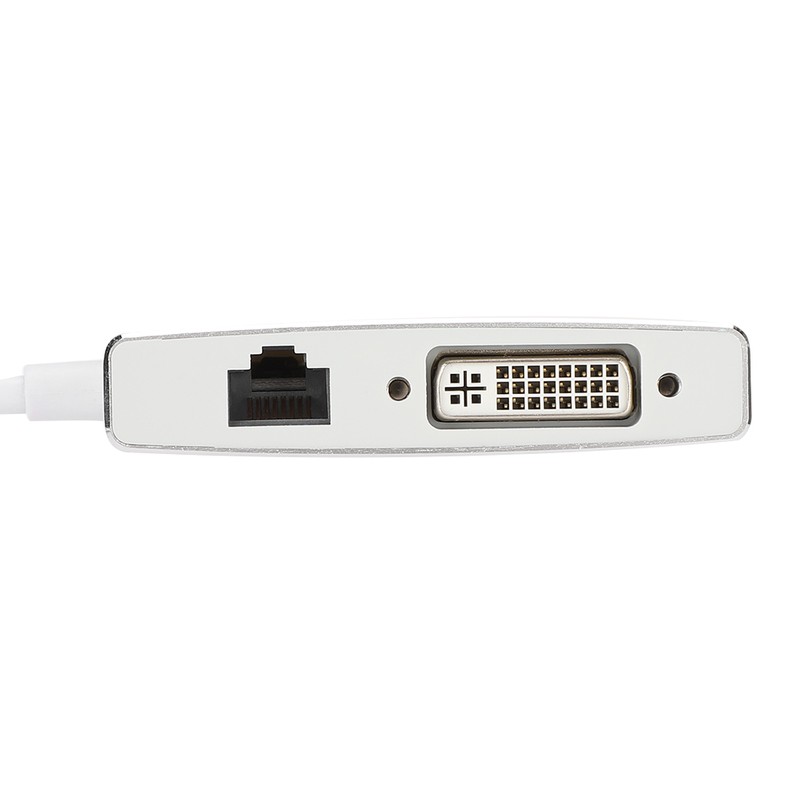 4 in 1 USB3.0 Adapter to VGA DVI HDMI LAN