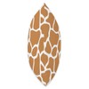 Giraffe animal print pattern Throw Pillow
