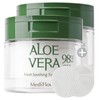 Mediflower Aloe Vera Fresh Soothing Toner Pads 180ml 60 sheets (functional certification) - 5.Aloe Vera Fresh Soothing Pads x 2 / 메디플라워 알로에베라 프레쉬 수딩 토너 패드 180ml60매 (기능성인증) - 5.알로에베라 프레쉬 수딩패드x2개