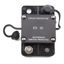 T Tocas T Tocas Type T1 Auto Reset Circuit Breakers No Switch Button Waterproof 30A 32V DC