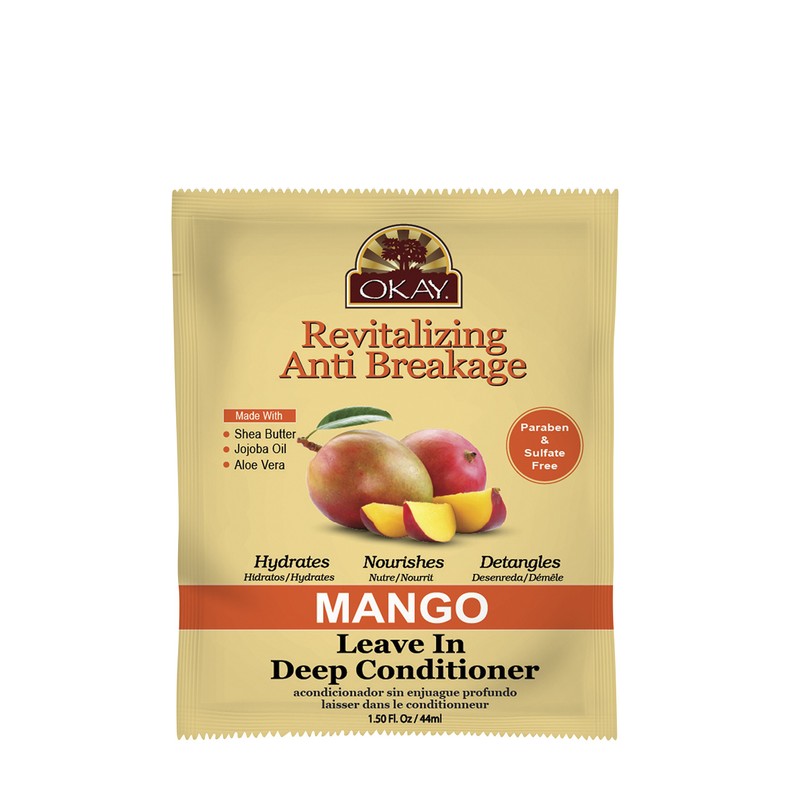 Okay Revitalizing Anti Breakage Mango Leave In Deep Conditioner, 1.5