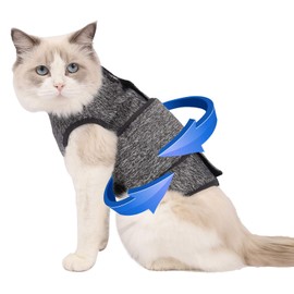 Coppthinktu Cat Anxiety Jacket - Calming Solution Shirt for Cat, Anti-Anxiety Wrap - Vet Recommended for Fireworks, Travel & Separation