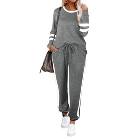 Aloodor Jogging Suits for Women Lightweight Basics Womens Clothing Sets XL