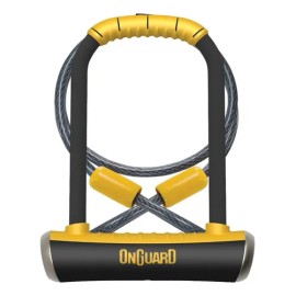 Candado Tipo U Onguard 8005 Pitbull Seguridad 80 Bici Moto Color Negro