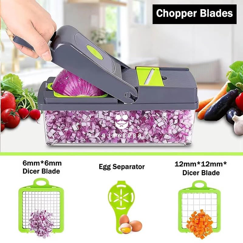 Gemüseschneider 14 in 1, vegetable slicer 14 in 1