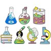 SUNNYCLUE 1 Box 7Pcs Science Pins Chemistry Pins Bulk Metal