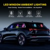 KaiDengZhe Finger Heart Car Window Light, Solar-Powered Wireless LED Heart