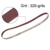 sourcing map 3/8-inch X 21-inch(9mm X 533mm) Sanding Belt 320