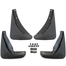 Premium Heavy Duty Molded 2015-2017 Compatible with Dodge Challenger Mud Flaps Mud Guards Splash Front Rear Molded 4pc Set