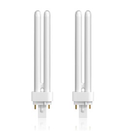 HeatingLux 26W G24d-3 LED, 2 Pin White Light 6500K LED Lamp, 1600LM, Non-Dimmable, Pack of 2