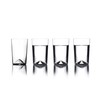 Sempli Monti Aqua Drinking Glasses Set of 4 - Elegant
