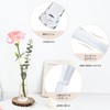 ComSaf Vase Unbreakable, Stylish, Flower Base, Polycarbonate, Transparent, Hydroponic, Interior