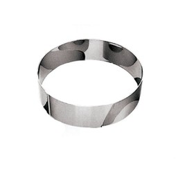 Paderno 864970 Anello per Torte, Acciaio Inossidabile, Grigio, 26 cm