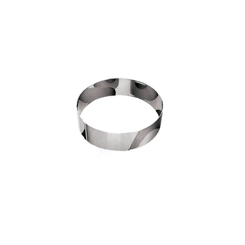 Paderno 864970 Anello per Torte, Acciaio Inossidabile, Grigio, 26 cm