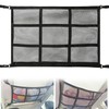 1 Piece Car Roof Zip Cargo Net, Car Double Layer
