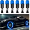 6 piezas de luz para válvula de neumático de coche,