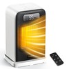 FLANUR Space Heaters for Indoor Use, 1500W Small Desk Heater