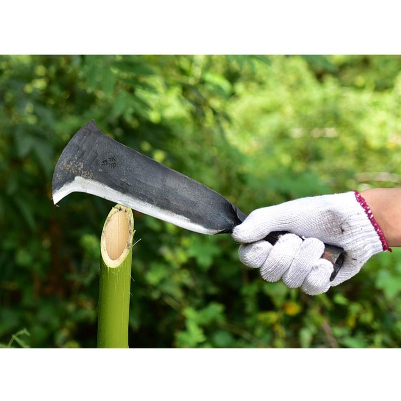Thick Steel Blade Brush Axe, Heavy Duty Billhook Machete Hatchet
