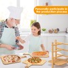 4 pcs Pizza Peel with Stand Smooth Pizza Paddle Pizza