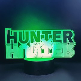 Wolostore Hunterxhunter Anime Color Changing LED Lamp USB Night Light Decoration