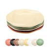 imposyu Pack of 8 Pasta Plates, Dessert Plates, 8 Colours,