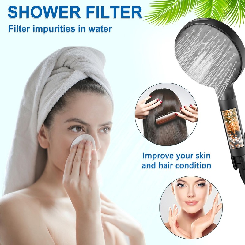 RANETLIO Shower Filter Cartridge Compatible with SR SUN RISE® Handheld