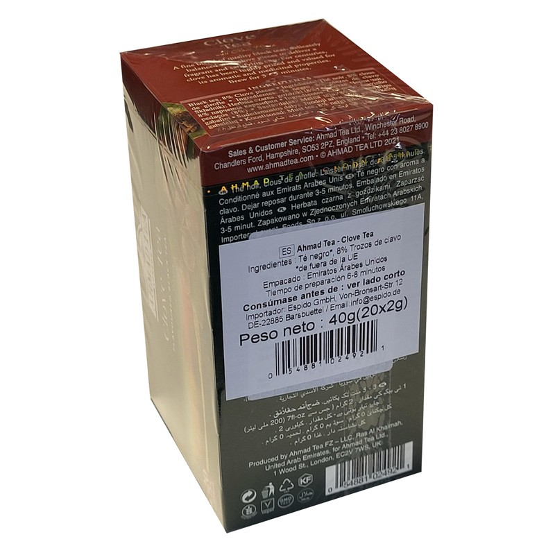 Ahmad Tea - Clove Tea - Schwarztee mit Nelken -