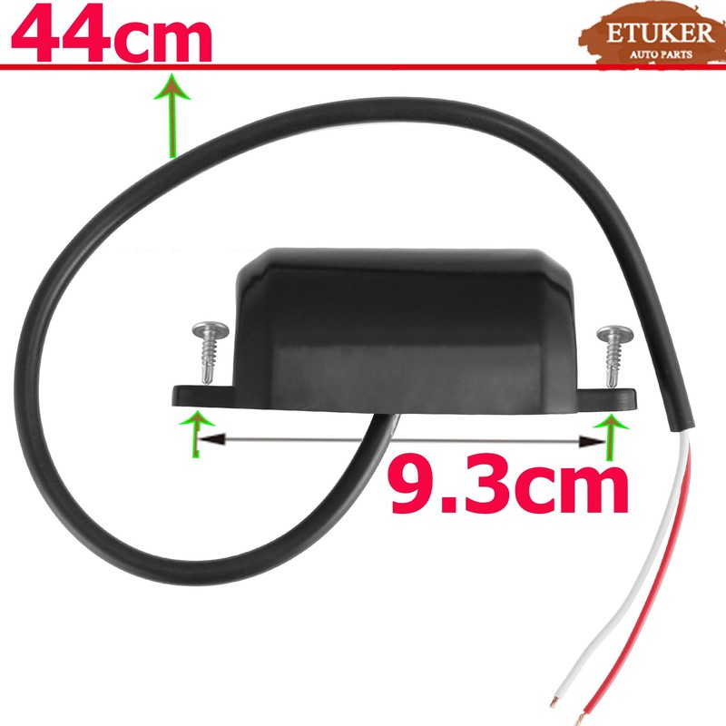 ETUKER 2 x License Plate Light LED 12 V 24