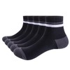 YUEDGE Men's Summer Ankle Socks, Thin Ankle Socks, Odor Resistant,