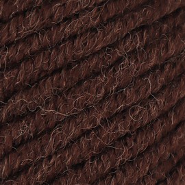 Estako Megastar, 75% Acrylic 25% Wool yarn, Soft, Chunky Bulky weight #5 for Crochet and Knitting 3.52 Oz (100g) / 120 Yrds (110m) (67013 - Brown)