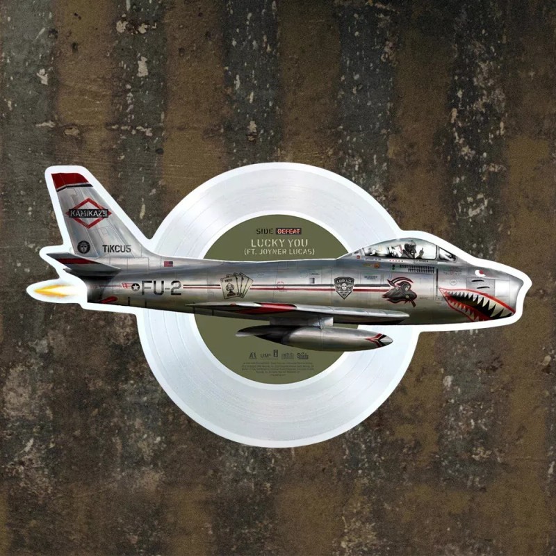 EMINEM - KAMIKAZE, 5TH ANNIVERSARY DIE CUT, 7" VINYL (NEW/SEALED)