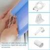 LAINIKE Set of 2 Roller Blind Brackets Window 17 mm