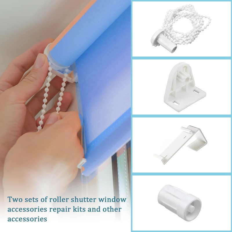 LAINIKE Set of 2 Roller Blind Brackets Window 17 mm