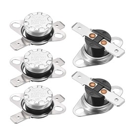 uxcell KSD301 Thermostat 95°C/203°F 10A Normally Closed N.C Adjust Snap Disc Temperature Switch 5pcs